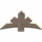 Ekena Millwork Alberta Smooth Timber Gable Bracket, Douglas Fir, 36"W x 21"H x 1 1/2"D x 5 1/2"F, 14/12 Pitch GBW036X21X0206ALB00SDF - alternate 2